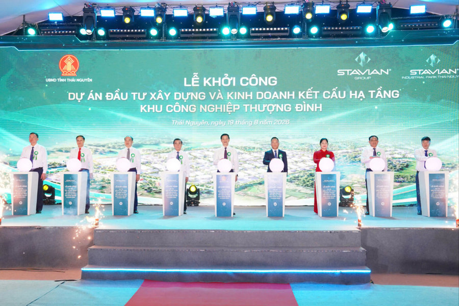 Thái Nguyên đồng loạt khởi công các dự án, công trình kỷ niệm Cách mạng tháng Tám
