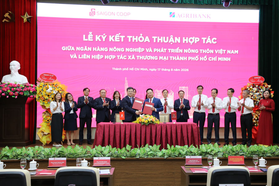 Agribank và Saigon Co.op ký kết thỏa thuận hợp tác: Kết nối sức mạnh tài chính và bán lẻ, vì sự phát triển bền vững