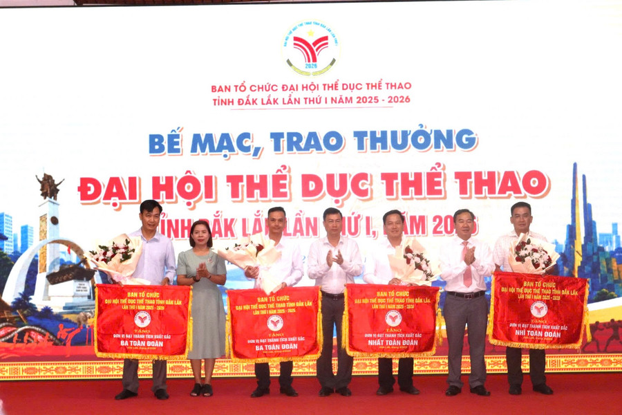 Ngày hội thể thao Đắk Lắk 2026: Dấu ấn đoàn kết và bệ phóng cho tài năng trẻ