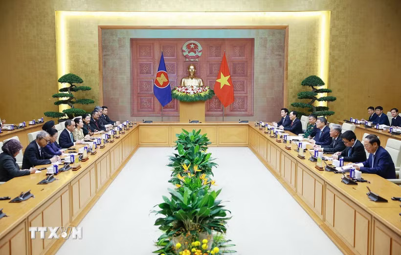Thủ tướng Lê Minh Hưng tiếp Đại sứ, Đại biện các nước ASEAN