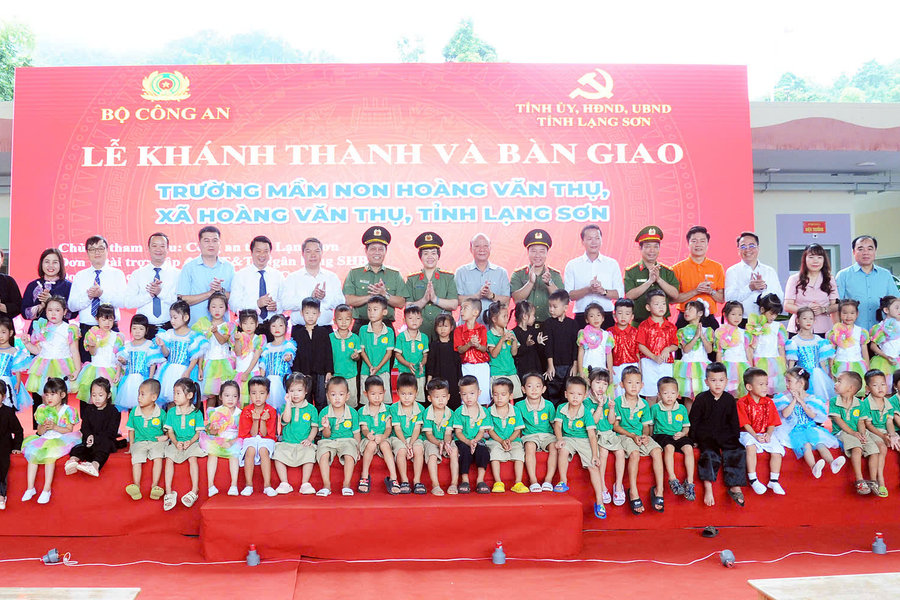 T&T Group và SHB tài trợ trên 32 tỷ đồng cùng Bộ Công an xây trường mầm non tại Lạng Sơn