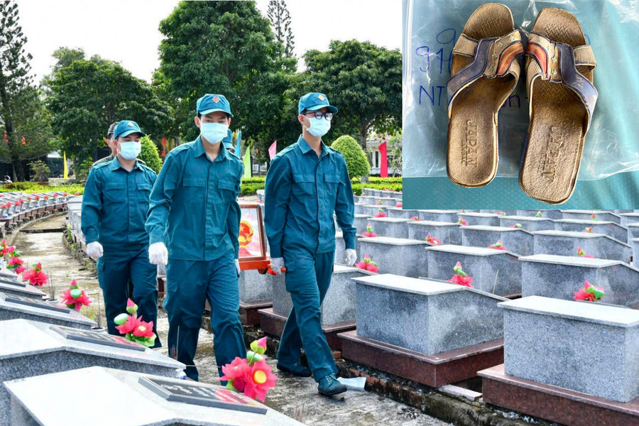 An Giang: Phát hiện đôi dép trong mộ liệt sĩ, mong sớm tìm lại tên đồng đội
