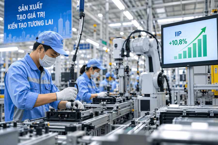 TP. Hồ Chí Minh: Sản xuất công nghiệp tăng trên diện rộng
