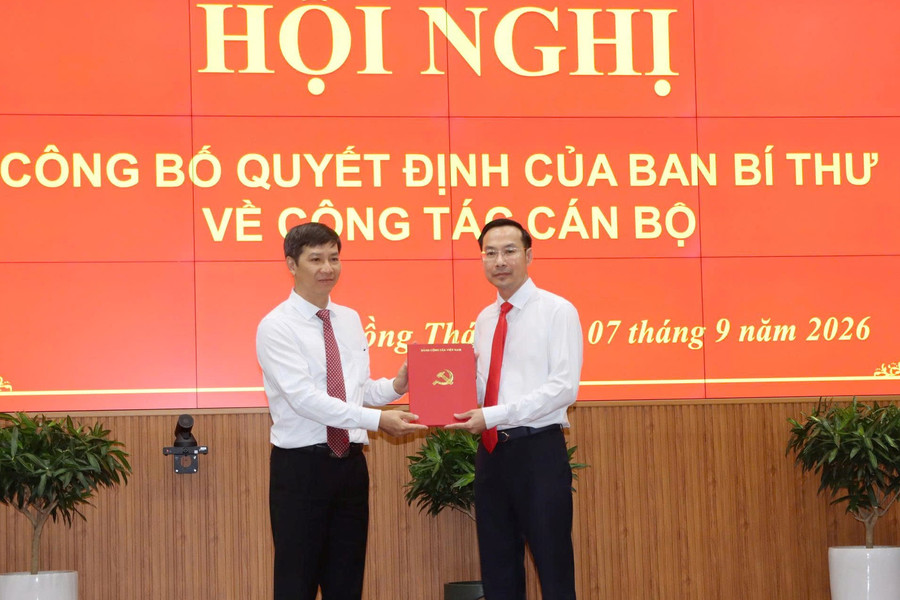 Ông Nguyễn Thanh Nhàn giữ chức Phó Bí thư Tỉnh ủy Đồng Tháp