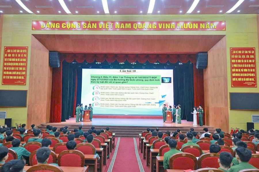 Tiểu đoàn 3, Học viện Hậu cần: Đổi mới công tác phổ biến, giáo dục pháp luật