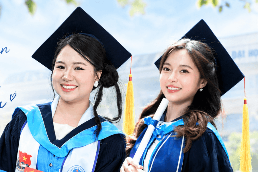 Đôi bạn thân cùng nhau trở thành thủ khoa đầu ra Đại học Kinh tế Quốc dân