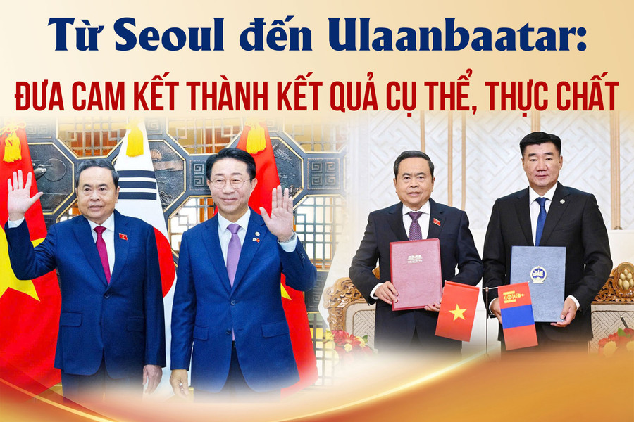 Từ Seoul đến Ulaanbaatar: Đưa cam kết thành kết quả cụ thể, thực chất