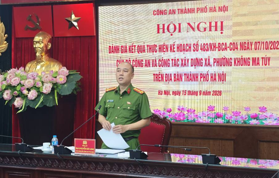 Công an Hà Nội quyết tâm thực hiện hiệu quả mục tiêu xây dựng xã, phường không ma túy