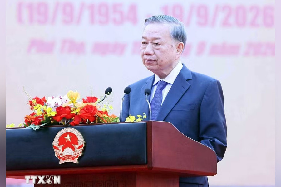 Phát biểu của Tổng Bí thư, Chủ tịch nước Tô Lâm tại Lễ kỷ niệm 72 năm Ngày Bác Hồ về thăm Đền Hùng