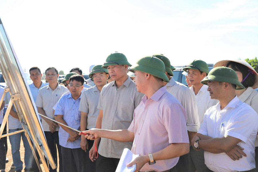 Thanh Hóa: Chủ tịch UBND tỉnh Tô Anh Dũng kiểm tra, chỉ đạo triển khai các dự án đường giao thông trọng điểm