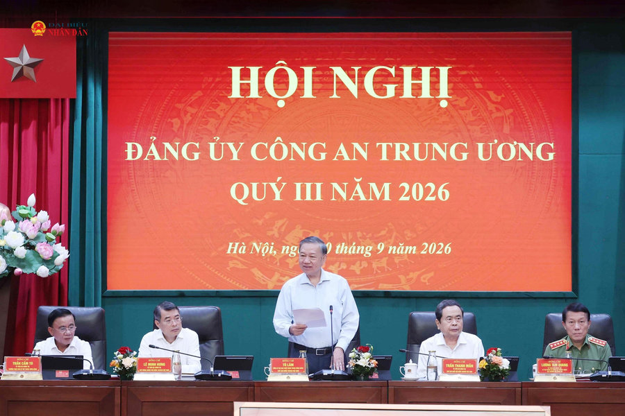 Tổng Bí thư, Chủ tịch nước Tô Lâm dự Hội nghị Đảng ủy Công an Trung ương