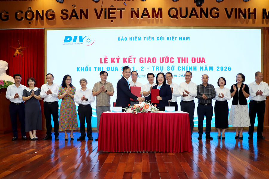 Khối thi đua Trụ sở chính Bảo hiểm tiền gửi Việt Nam tổ chức Hội nghị chuyên đề về triển khai Luật Bảo hiểm tiền gửi