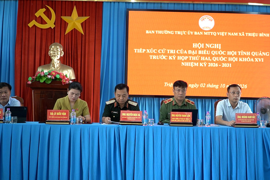Quảng Trị: Gắn trách nhiệm giải quyết kiến nghị của cử tri ngay tại các hội nghị tiếp xúc