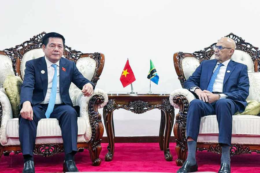 Phó Chủ tịch Quốc hội Nguyễn Hồng Diên hội kiến Chủ tịch Quốc hội Tanzania