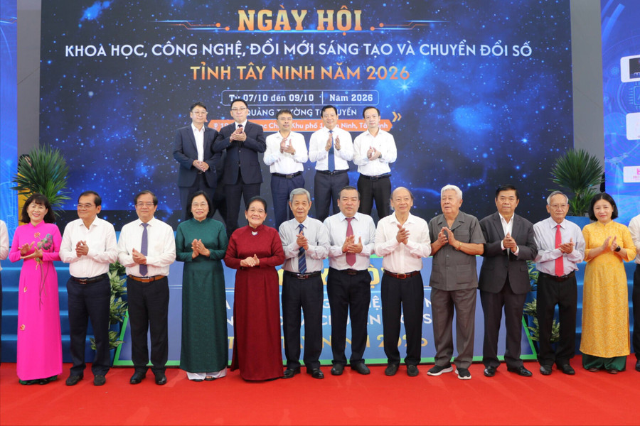 Tây Ninh: Khai mạc ngày hội khoa học, công nghệ, đổi mới sáng tạo và chuyển đổi số