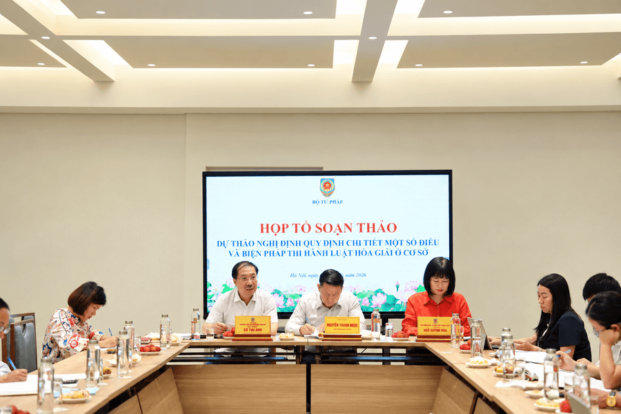 Hoàn thiện dự thảo Nghị định quy định chi tiết Luật Hòa giải ở cơ sở