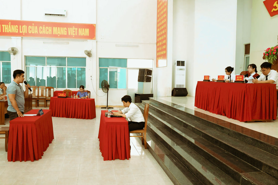 Tuyên truyền pháp luật chống khai thác IUU qua phiên tòa giả định