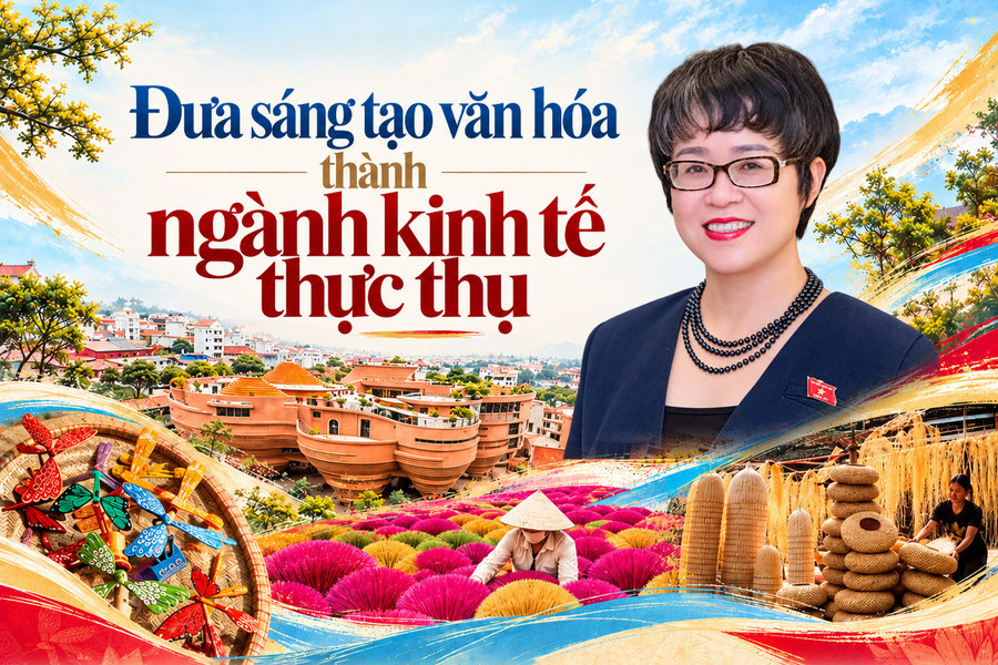 Đưa sáng tạo văn hóa thành ngành kinh tế thực thụ