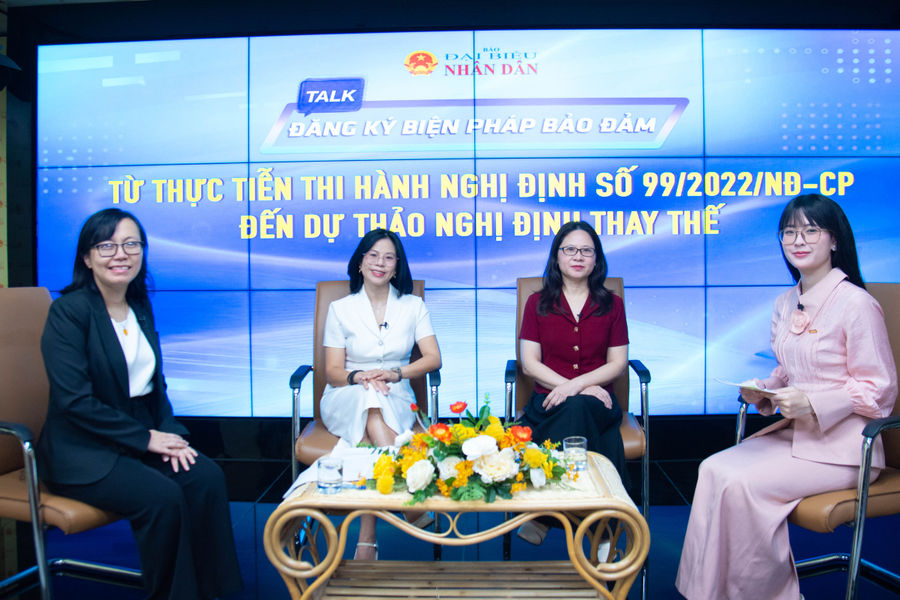Talkshow "Đăng ký biện pháp bảo đảm: Từ thực tiễn thi hành Nghị định 99/2022/NĐ-CP đến dự thảo Nghị định thay thế"
